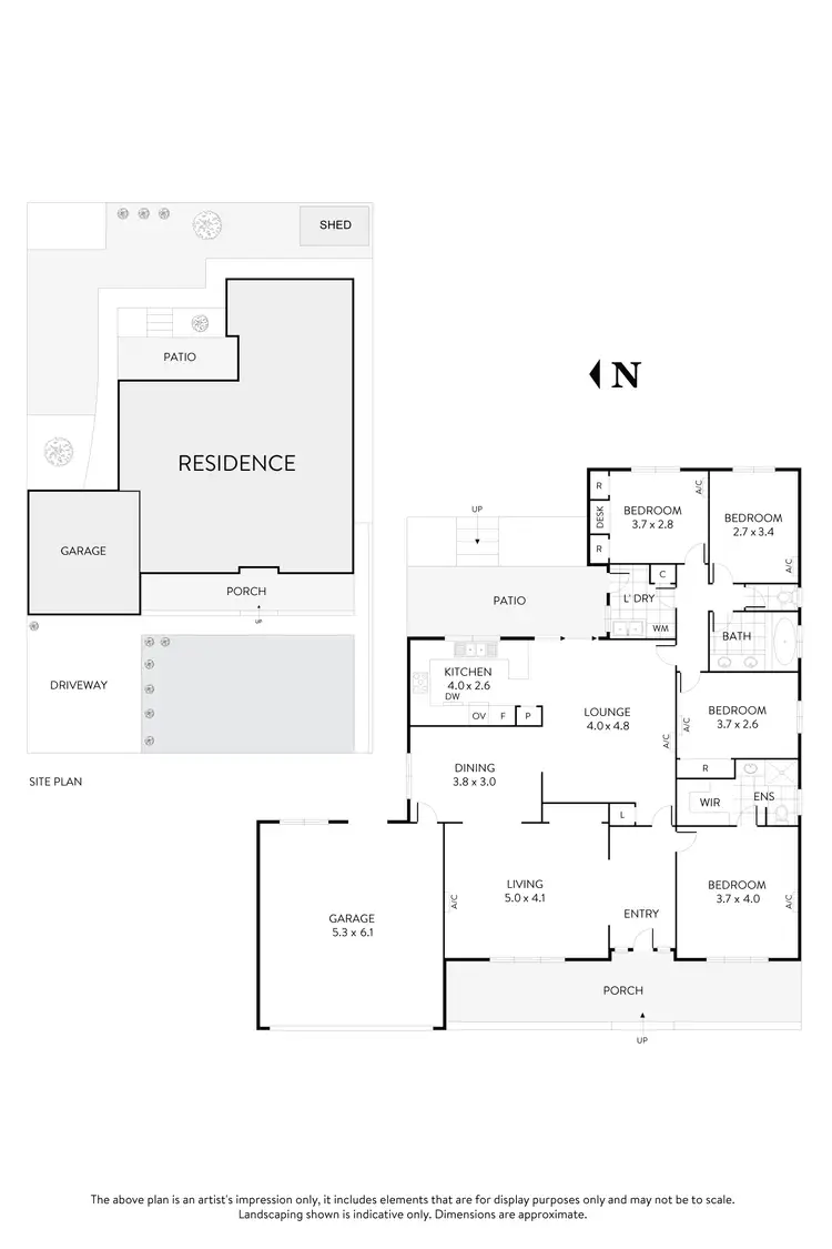 Floorplan of Homely house listing, 4 Quinella Close, Keilor Park VIC 3042