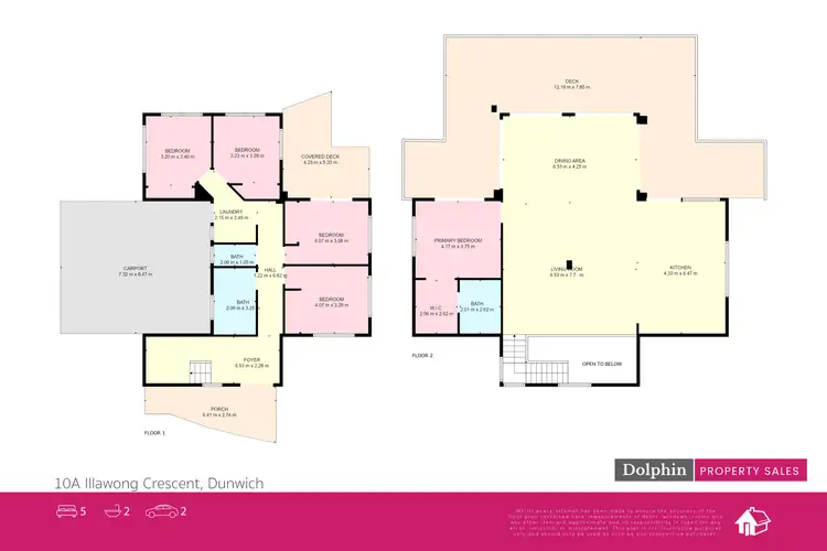 Floorplan of Homely house listing, 10A Illawong Crescent, Dunwich QLD 4183