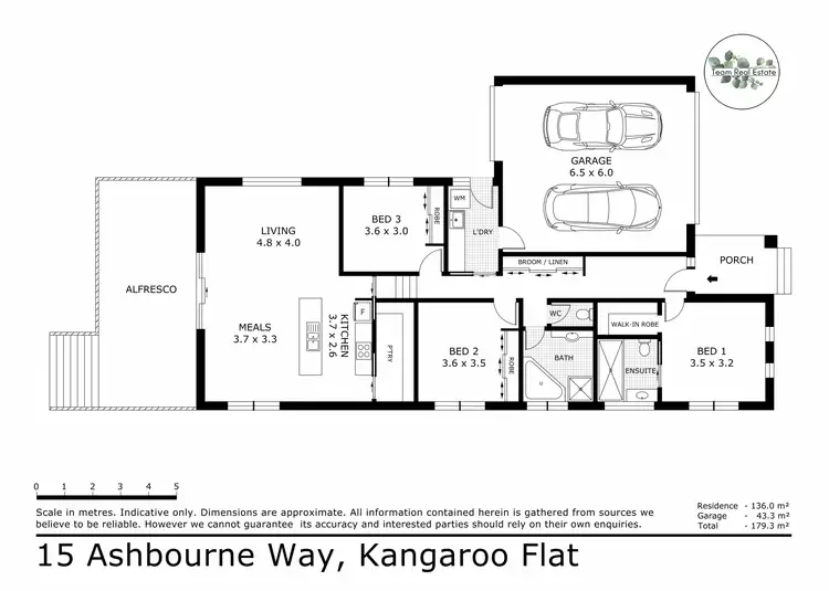 Floorplan of Homely house listing, 15 Ashbourne Way, Kangaroo Flat VIC 3555