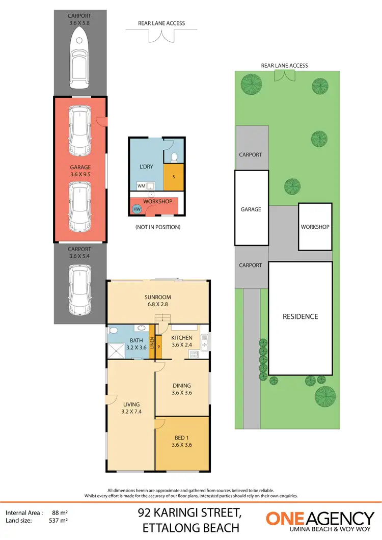 Floorplan of Homely house listing, 92 Karingi Street, Ettalong Beach NSW 2257