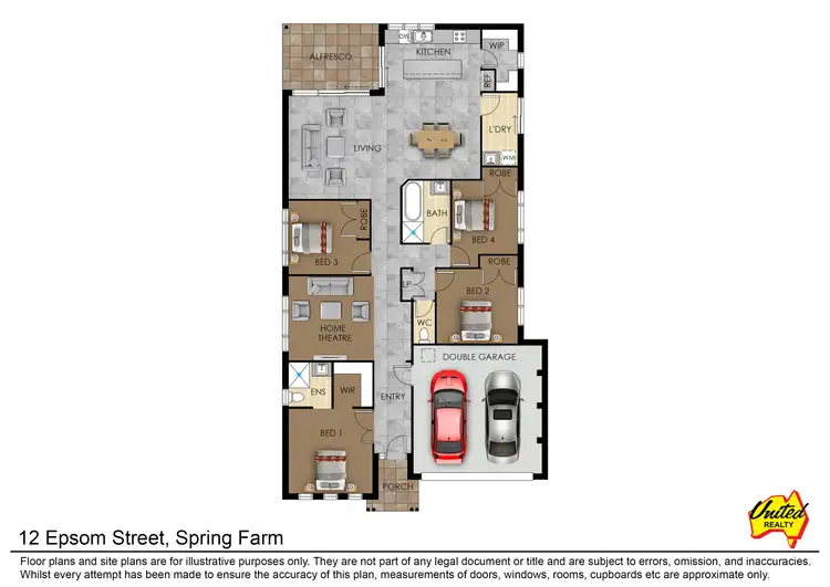 Floorplan of Homely house listing, 12 Epsom Street, Spring Farm NSW 2570
