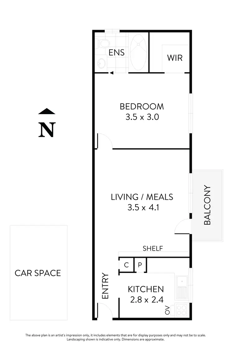 Floorplan of Homely flat listing, 4/24 Ormond Road, Ascot Vale VIC 3032