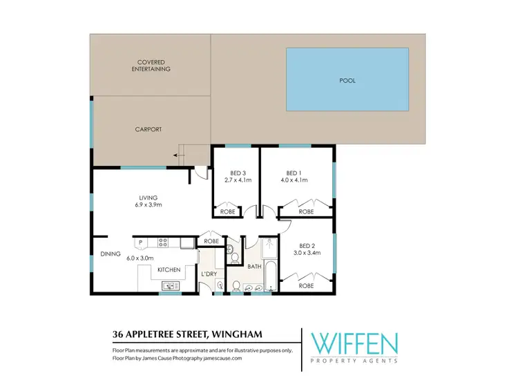 Floorplan of Homely house listing, 36 Appletree Street, Wingham NSW 2429