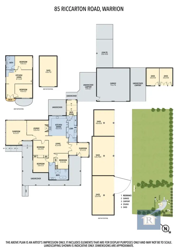 Floorplan of Homely rural property listing, 85 Riccarton Road, Warrion VIC 3249
