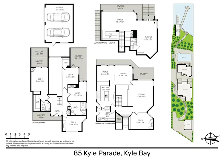 Floorplan of Homely house listing, 85 Kyle Parade, Kyle Bay NSW 2221