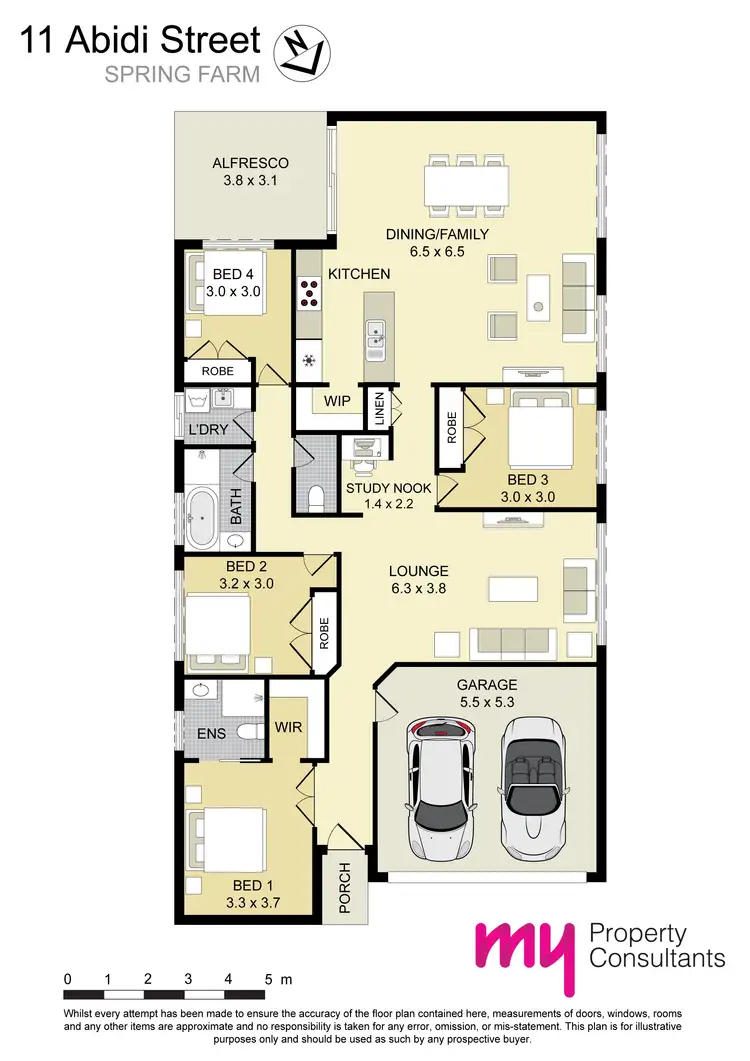 Floorplan of Homely house listing, 11 Abidi Street, Spring Farm NSW 2570