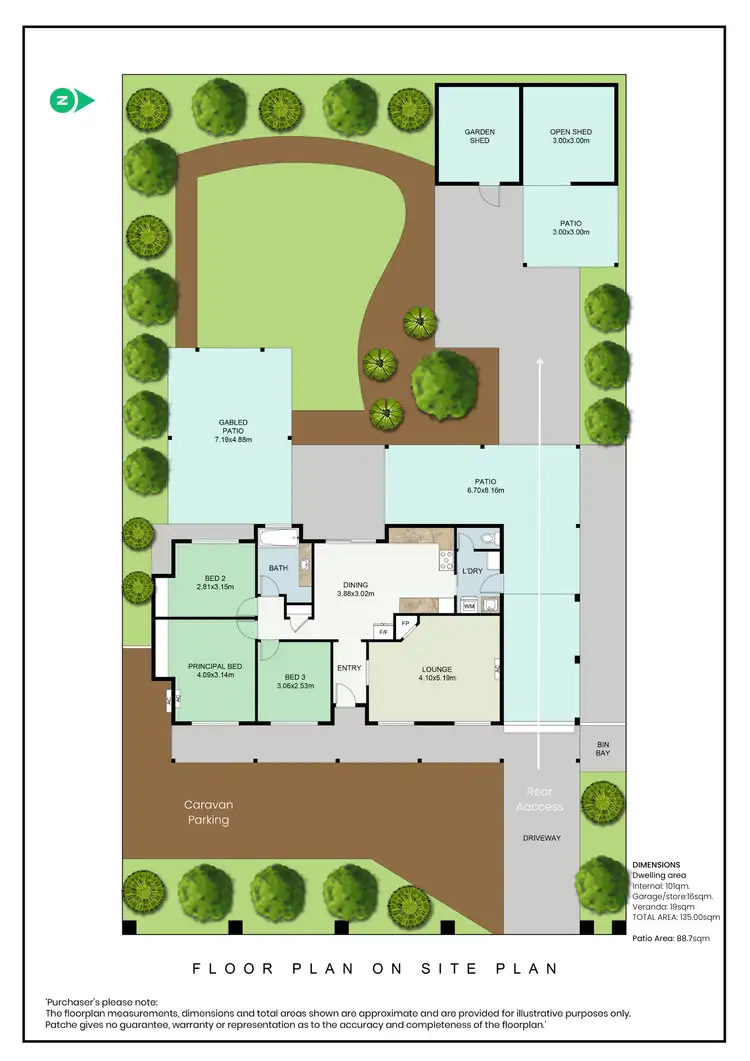 Floorplan of Homely house listing, 51 Myles Road, Swan View WA 6056