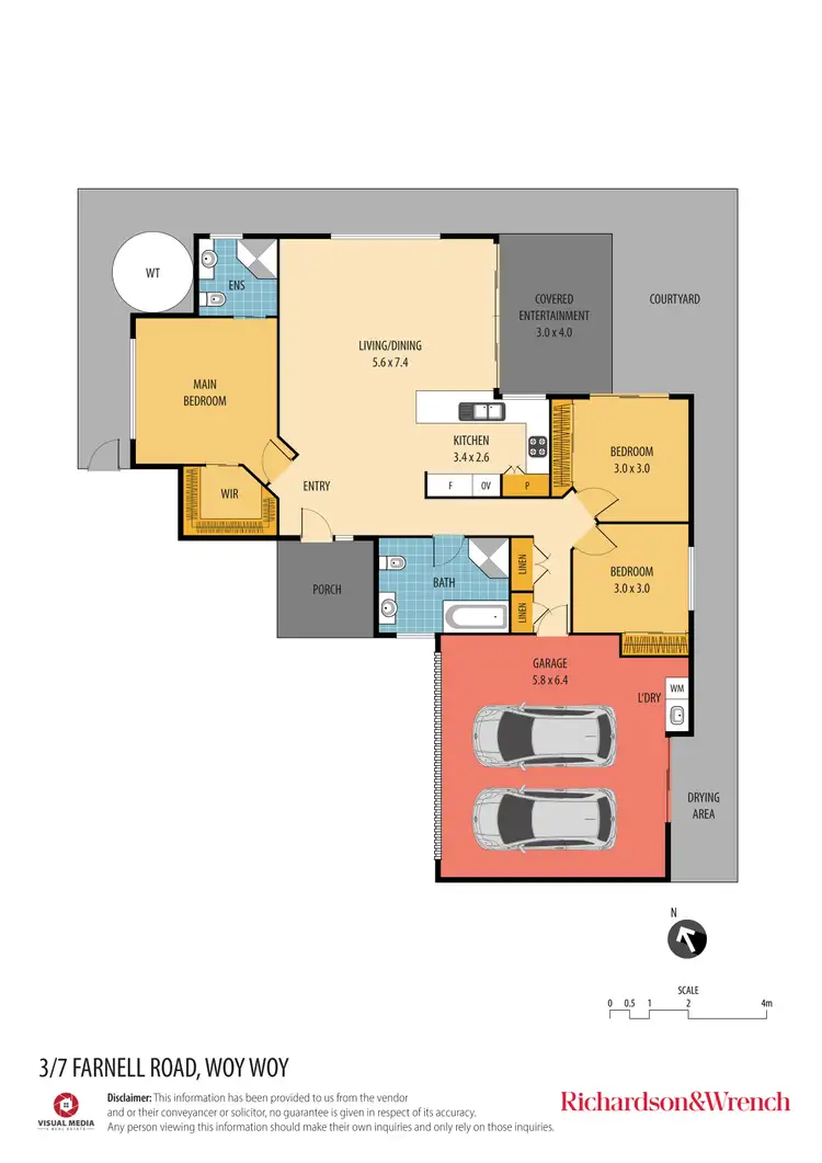 Floorplan of Homely villa listing, 3/7 Farnell Road, Woy Woy NSW 2256