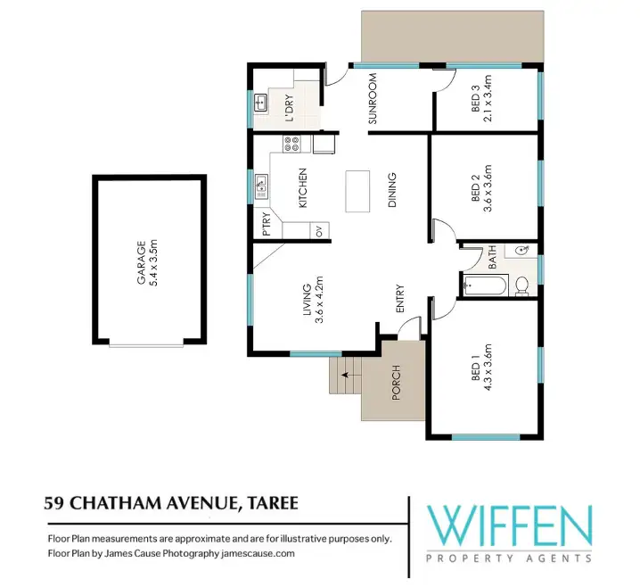 Floorplan of Homely house listing, 59 Chatham Avenue, Taree NSW 2430