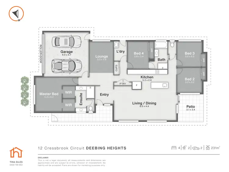 Floorplan of Homely house listing, 12 Cressbrook Circuit, Deebing Heights QLD 4306