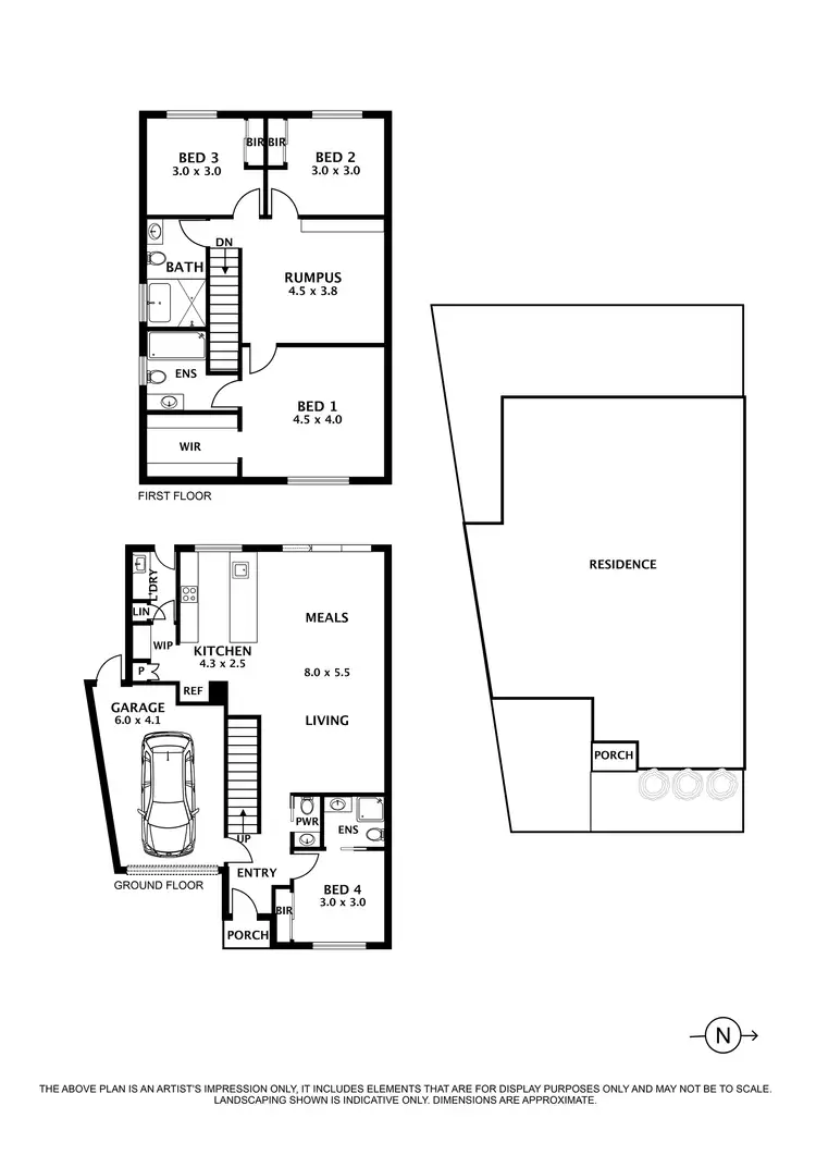 Floorplan of Homely house listing, 2A Maxwell Court, Attwood VIC 3049