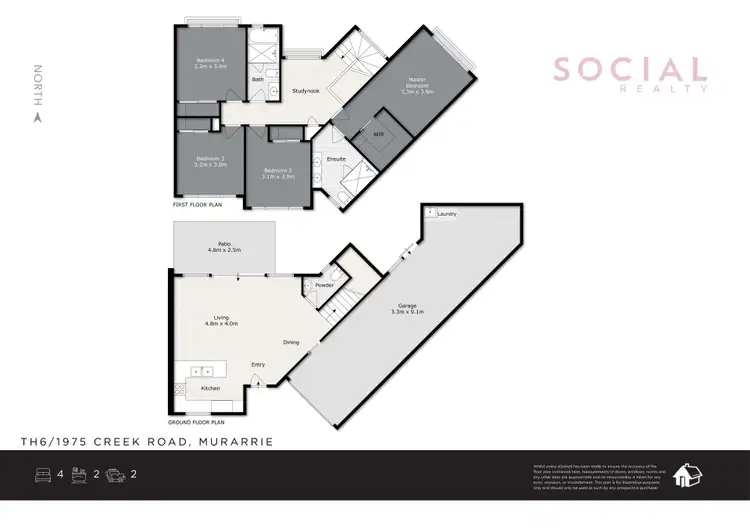 Floorplan of Homely townhouse listing, 6/1975 Creek Road, Murarrie QLD 4172