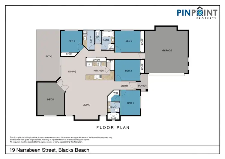 Floorplan of Homely house listing, 19 Narrabeen Street, Blacks Beach QLD 4740