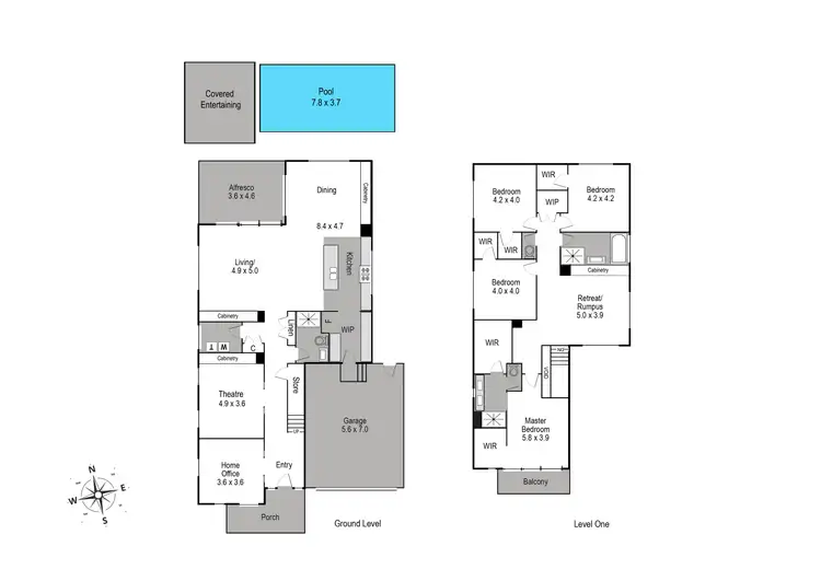 Floorplan of Homely house listing, 74 Napoli Circuit, Greenvale VIC 3059