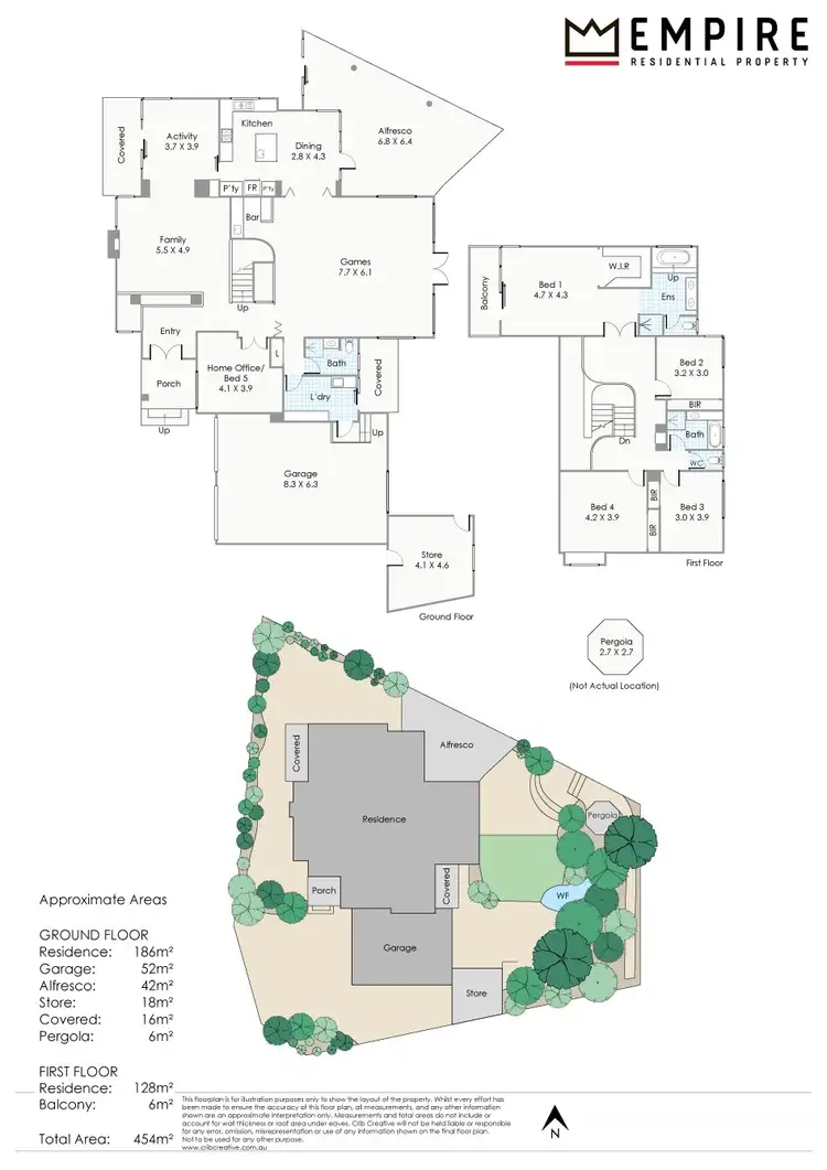 Floorplan of Homely house listing, 8 Airlie Place, Coogee WA 6166