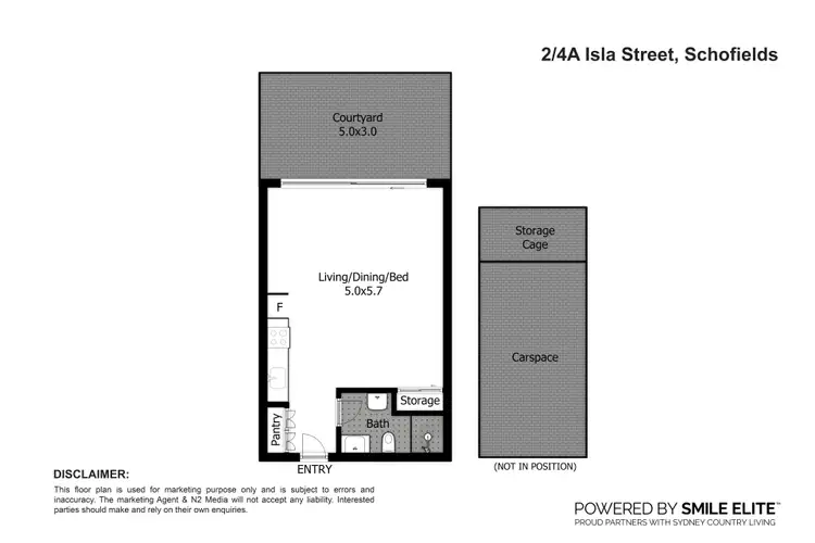 Floorplan of Homely apartment listing, 2/4A Isla Street, Schofields NSW 2762