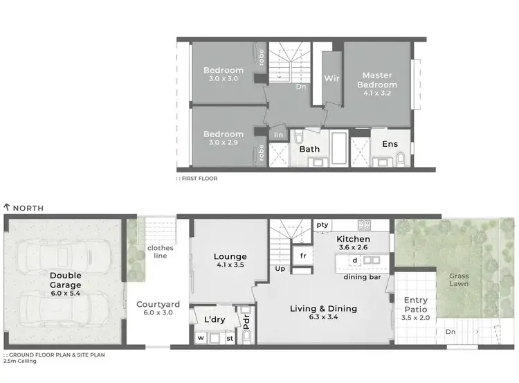Floorplan of Homely townhouse listing, 18/1 Flametree Cct, Arundel QLD 4214