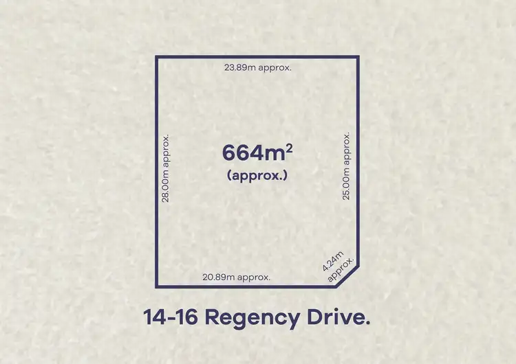 Floorplan of Homely land listing, 14-16 Regency Drive, Drysdale VIC 3222