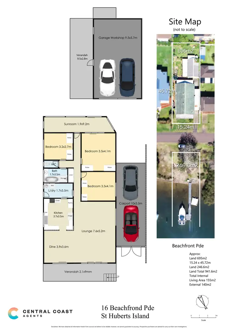 Floorplan of Homely house listing, 16 Beachfront Parade, St Huberts Island NSW 2257