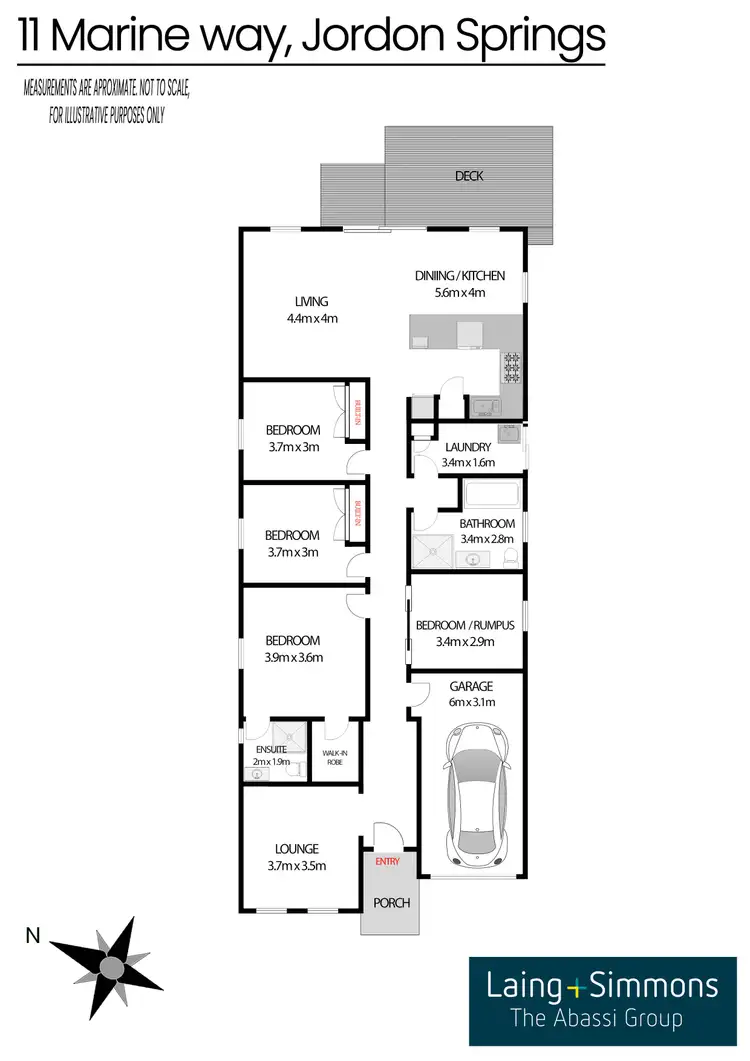 Floorplan of Homely house listing, 11 Marine Way, Jordan Springs NSW 2747