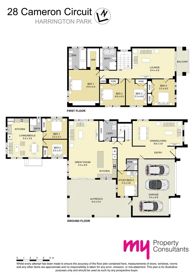 Floorplan of Homely house listing, 28 Cameron Circuit, Harrington Park NSW 2567
