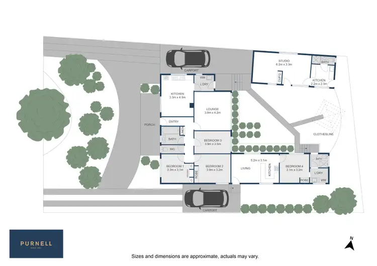 Floorplan of Homely house listing, 89 Theodore Street, Curtin ACT 2605