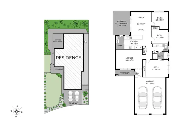Floorplan of Homely house listing, 51 Ponytail Drive, Stanhope Gardens NSW 2768