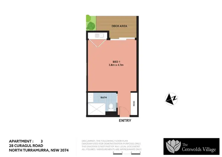 Floorplan of Homely retirement listing, A3/28 Curagul Road, North Turramurra NSW 2074