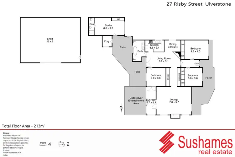 Floorplan of Homely house listing, 27 Risby Street, Ulverstone TAS 7315