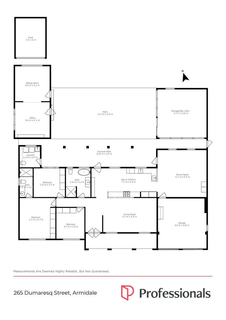 Floorplan of Homely house listing, 265 Dumaresq Street, Armidale NSW 2350