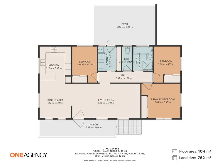 Floorplan of Homely house listing, 26 Dowling Drive, Romaine TAS 7320