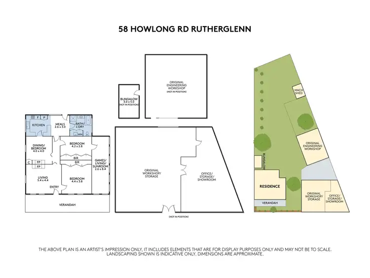 Floorplan of Homely house listing, 58 Howlong Road, Rutherglen VIC 3685