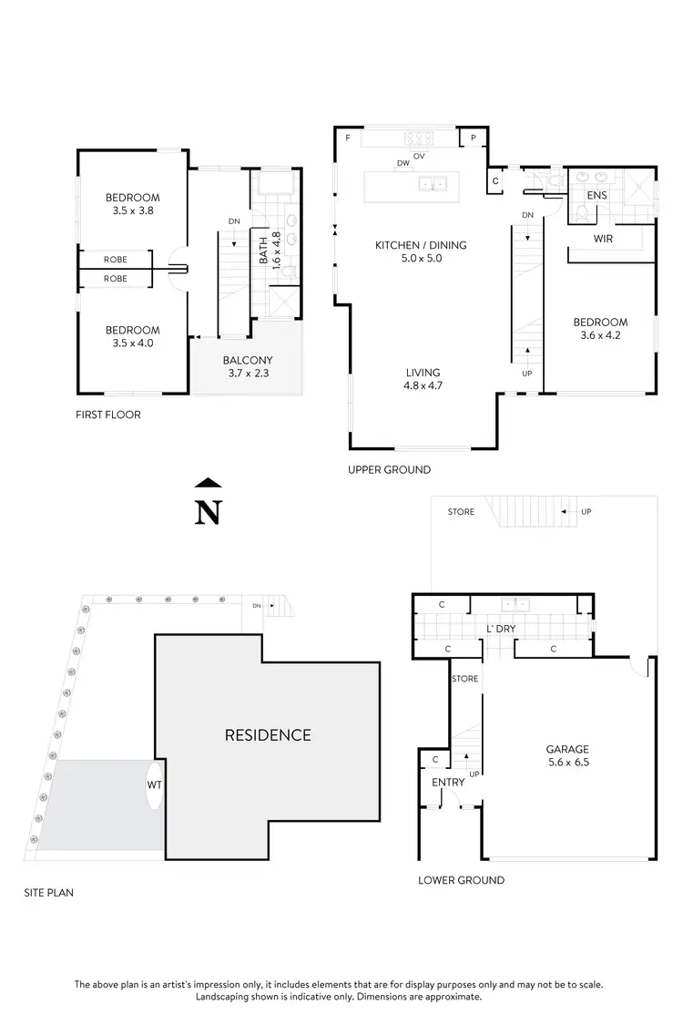 Floorplan of Homely townhouse listing, 10/44 Surrey Drive, Keilor East VIC 3033