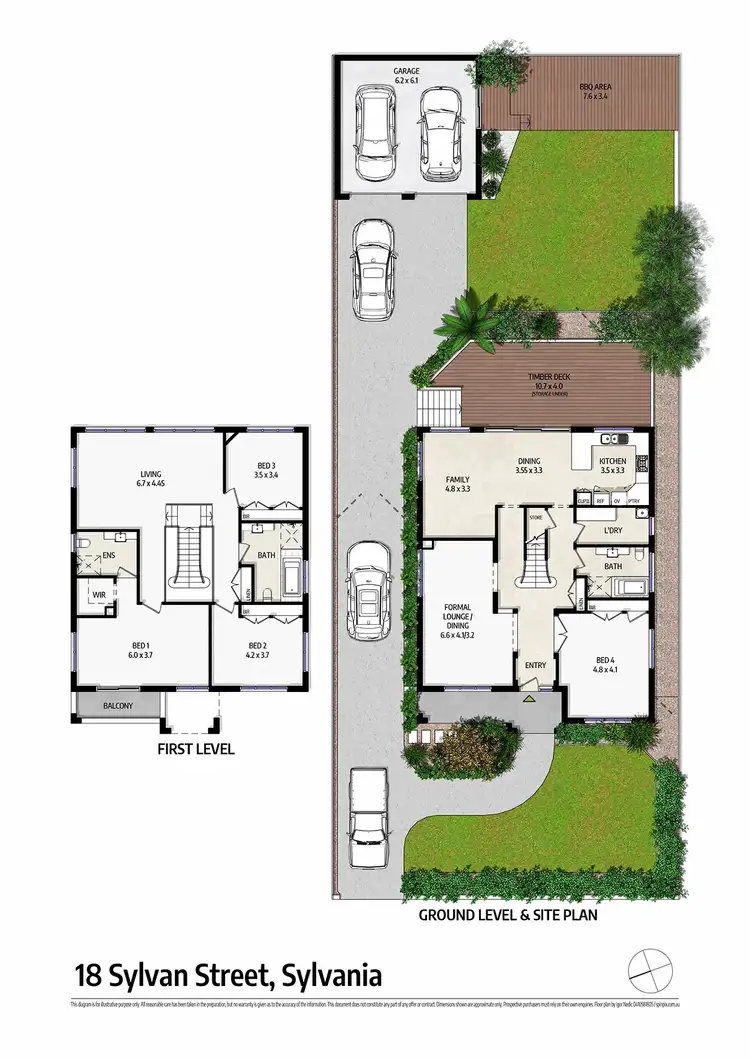 Floorplan of Homely house listing, 18 Sylvan Street, Sylvania NSW 2224