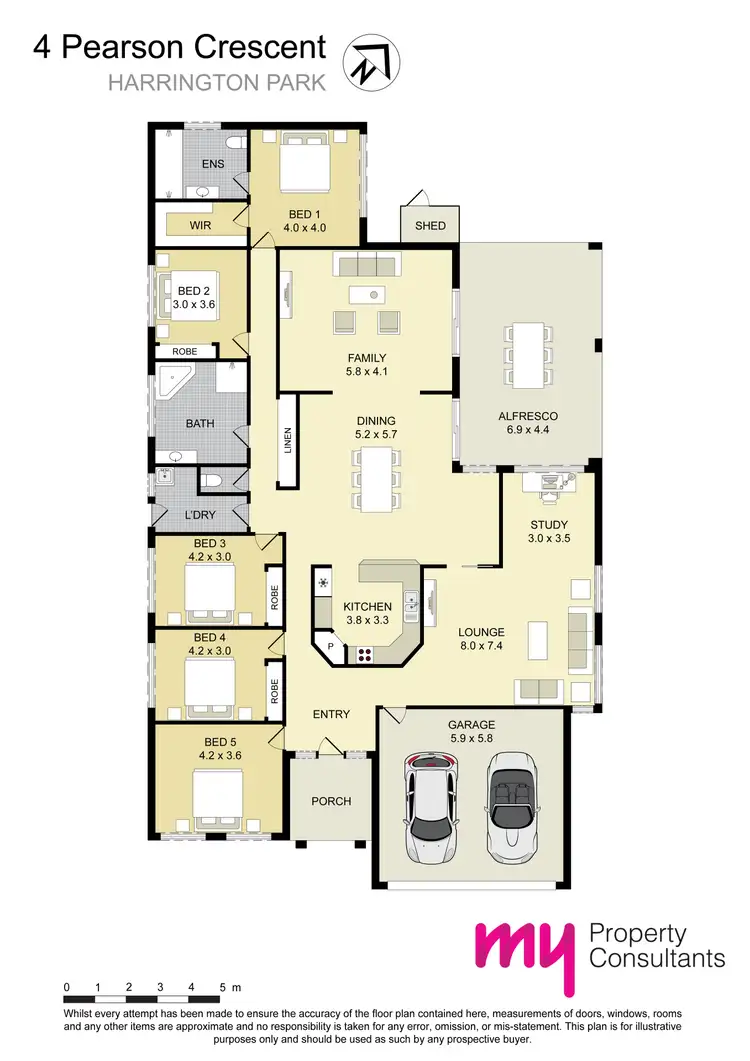 Floorplan of Homely house listing, 4 Pearson Crescent, Harrington Park NSW 2567