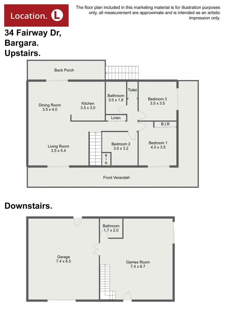 Floorplan of Homely house listing, 34 Fairway Drive, Bargara QLD 4670