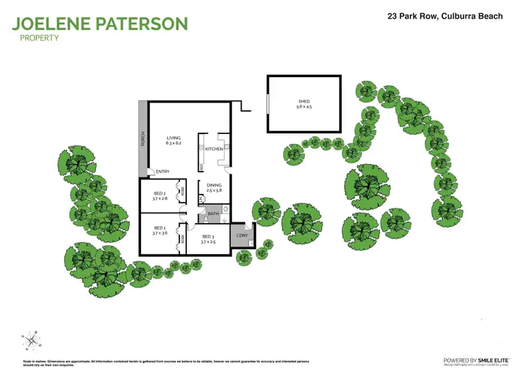 Floorplan of Homely house listing, 23 Park Row, Culburra Beach NSW 2540