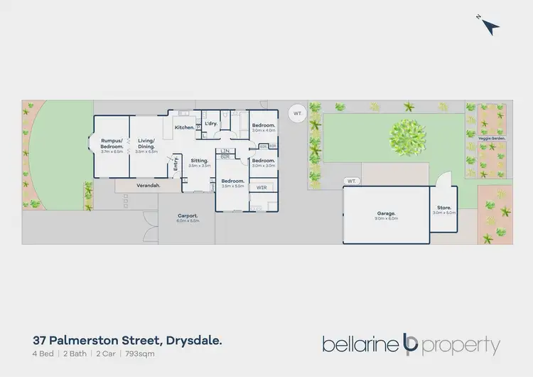 Floorplan of Homely house listing, 37 Palmerston Street, Drysdale VIC 3222