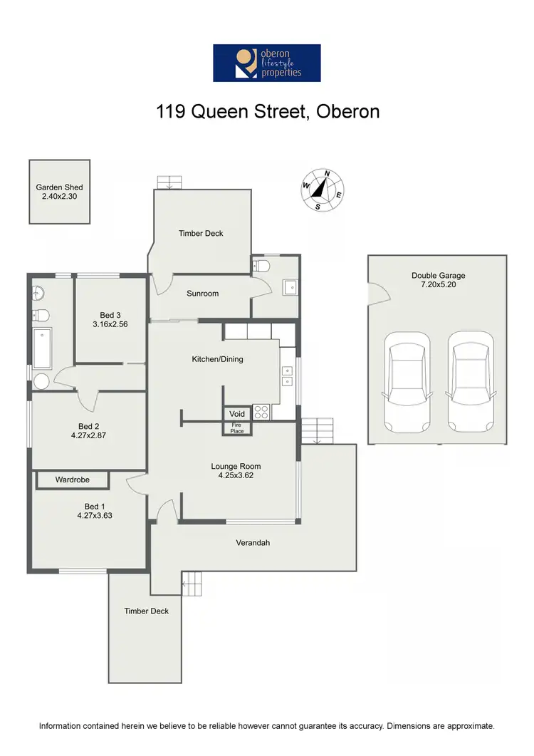 Floorplan of Homely house listing, 119 Queen Street, Oberon NSW 2787