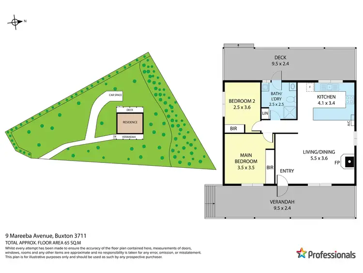 Floorplan of Homely house listing, 9 Mareeba Avenue, Buxton VIC 3711