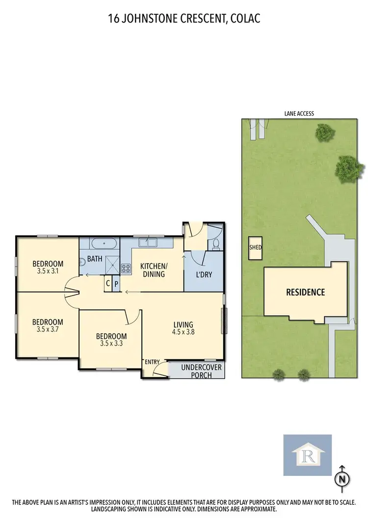 Floorplan of Homely house listing, 16 Johnstone Crescent, Colac VIC 3250