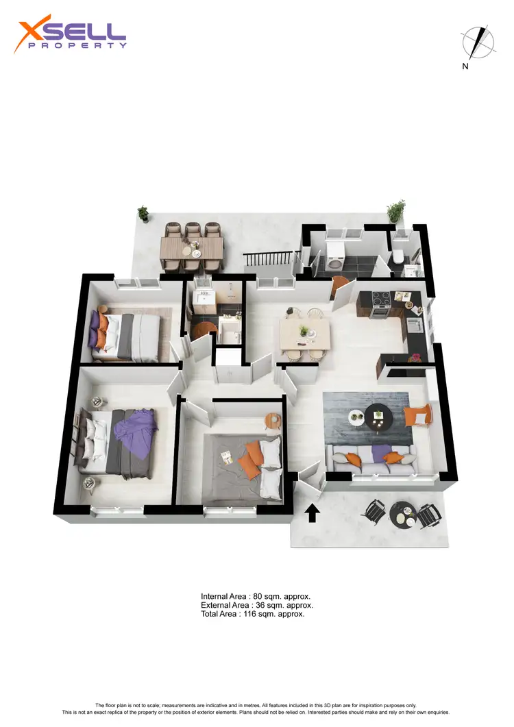 Floorplan of Homely house listing, 21 Clara Street, Mansfield Park SA 5012