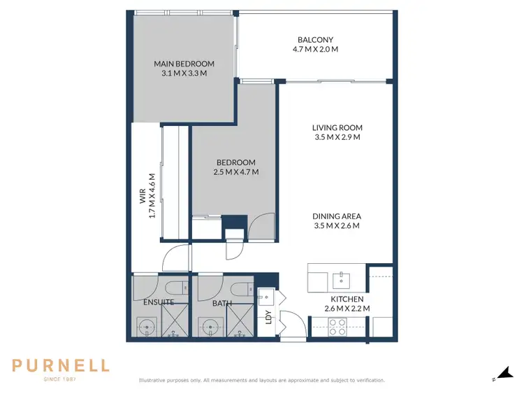 Floorplan of Homely apartment listing, 218/2 Anzac Park, Campbell ACT 2612