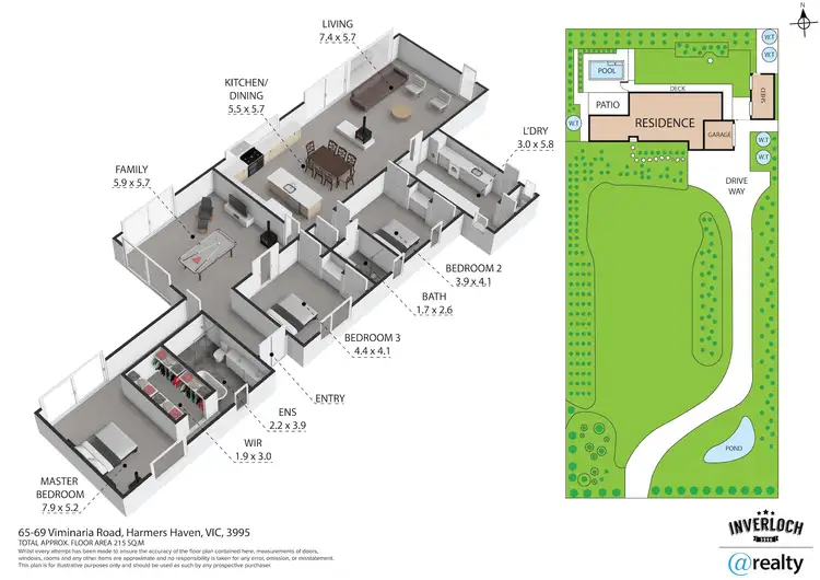 Floorplan of Homely rural property listing, 65-69 Viminaria Road, Harmers Haven VIC 3995