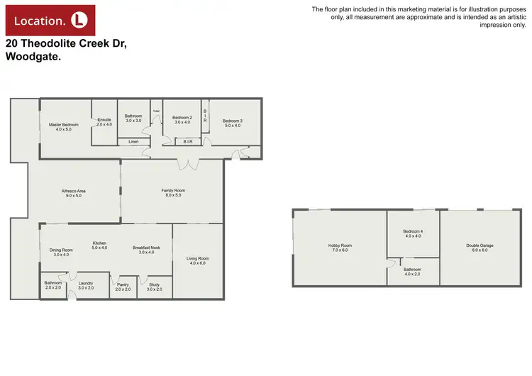 Floorplan of Homely house listing, 20 Theodolite Creek Drive, Woodgate QLD 4660