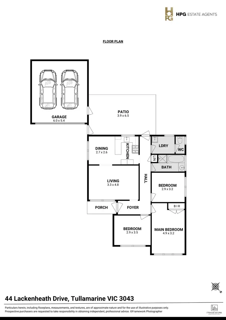 Floorplan of Homely house listing, 44 Lackenheath Drive, Tullamarine VIC 3043