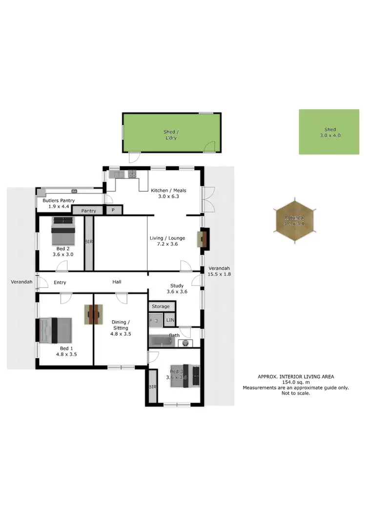 Floorplan of Homely house listing, 29 Guy Street, Corowa NSW 2646