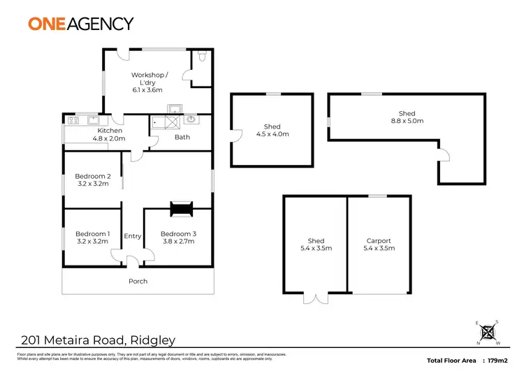 Floorplan of Homely house listing, 201 Metaira Road, Ridgley TAS 7321