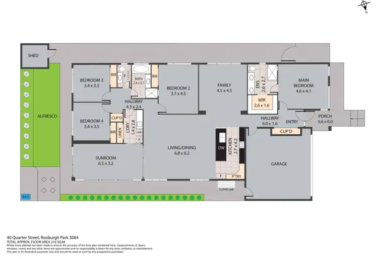 Floorplan of Homely house listing, 40 Quarter Street, Roxburgh Park VIC 3064