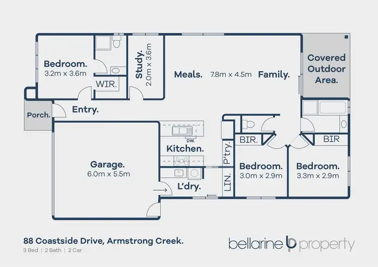 Floorplan of Homely house listing, 88 Coastside Drive, Armstrong Creek VIC 3217